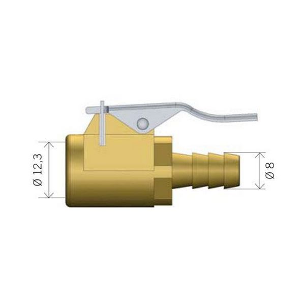 ATTACCO FIALA OTR 208 CON RESCA